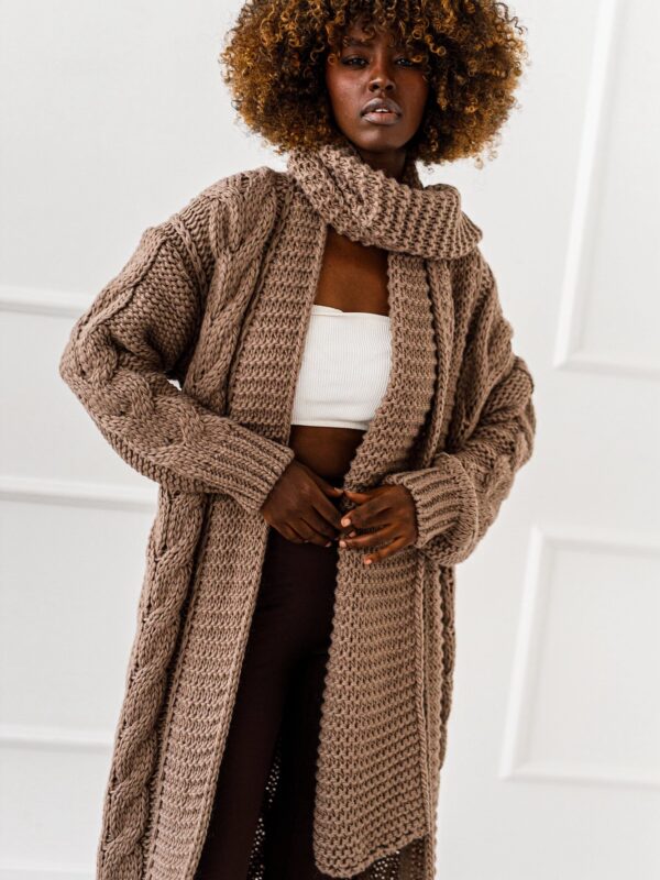 Długi kardigan BASIC #1