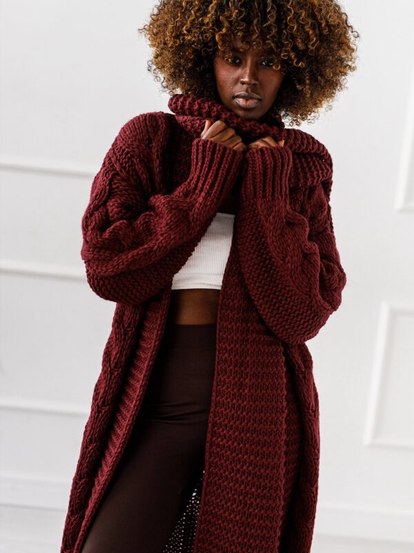 Długi kardigan BASIC #4