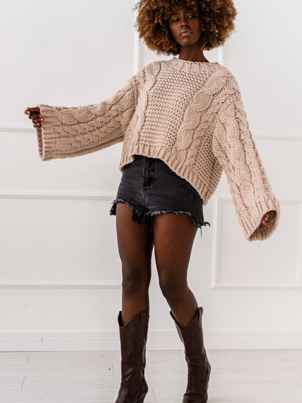 SWETER OVERSIZE #MC2 BEIGE