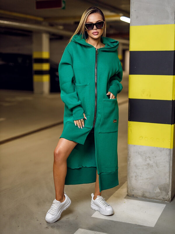 BLUZA OVERSIZE MALMO -zielona