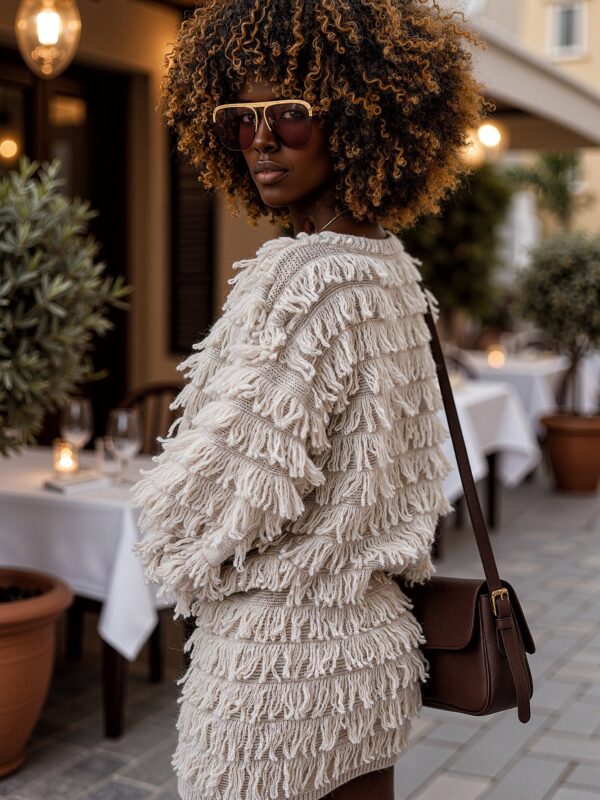 KOMPLET OVERSIZE BOHO BEIGE