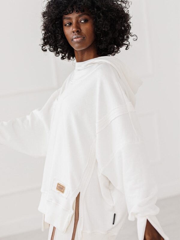 BLUZA OVERSIZE  BASIC #WHITE