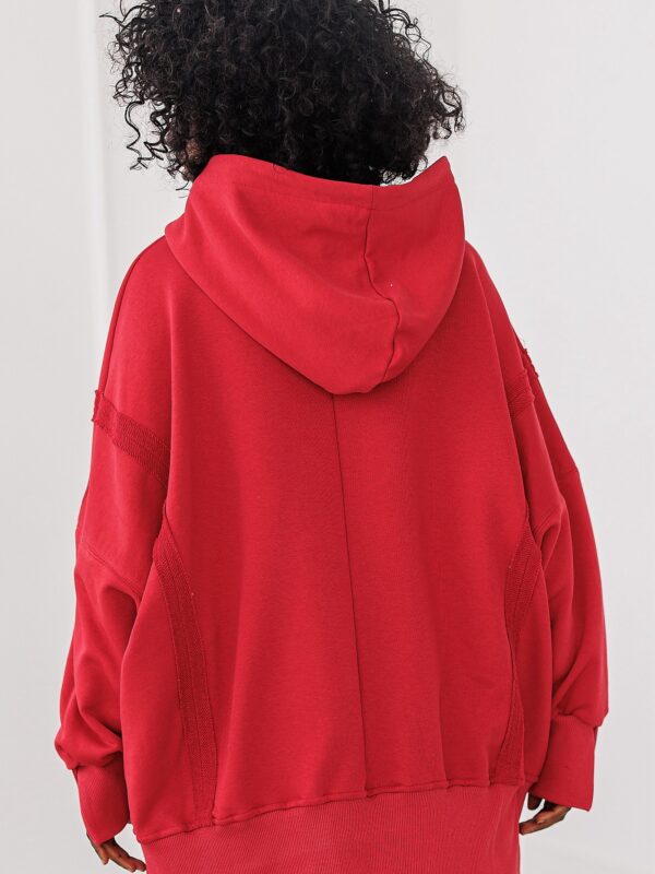 BLUZA OVERSIZE  BASIC #RED