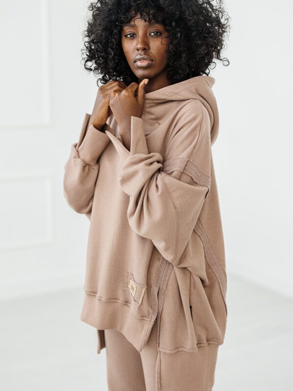 BLUZA OVERSIZE  BASIC #BEIGE