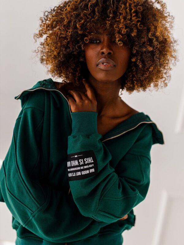 BLUZA OVERSIZE ELISA #MC GREEN