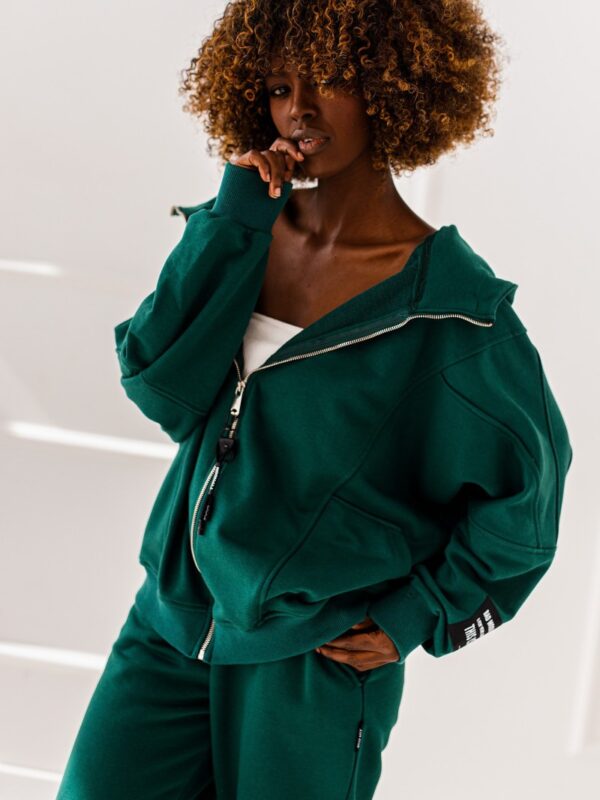 BLUZA OVERSIZE ELISA #MC GREEN