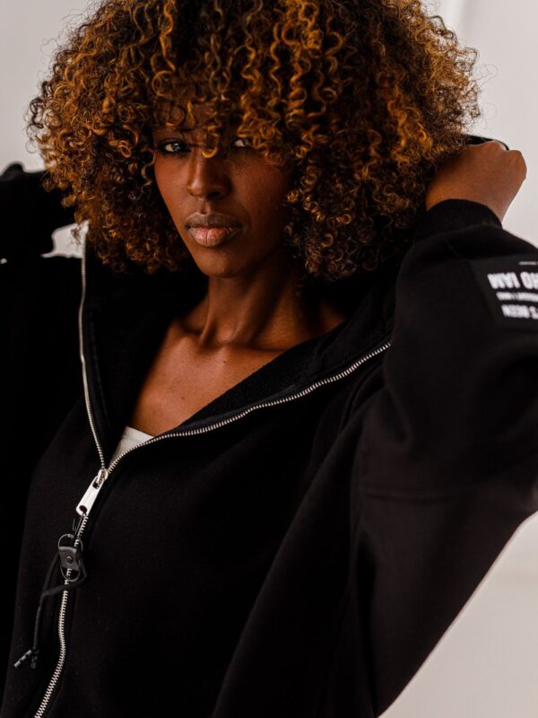 BLUZA OVERSIZE ELISA #MC BLACK