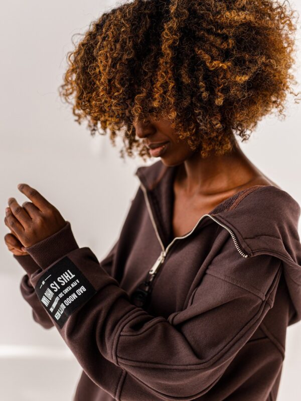 BLUZA OVERSIZE ELISA #MC CHOCOLATE