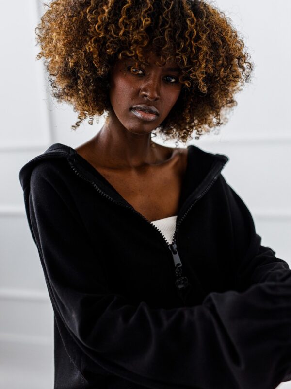 BLUZA OVERSIZE KARINA #MC BLACK