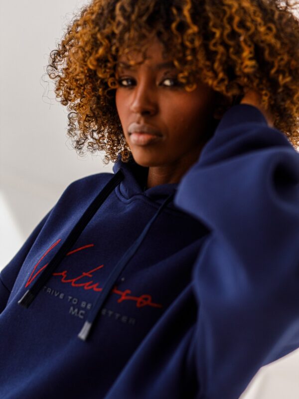 BLUZA OVERSIZE VIRTUOSO #MC CORNFLOWER