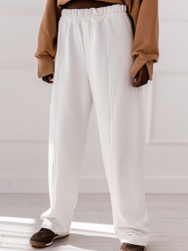 Spodnie OVERSIZE  Carmen #MC WHITE