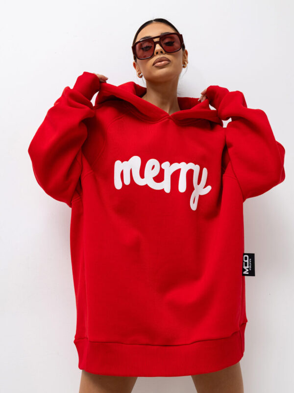 BLUZA OVERSIZE MERRY #MCO RED