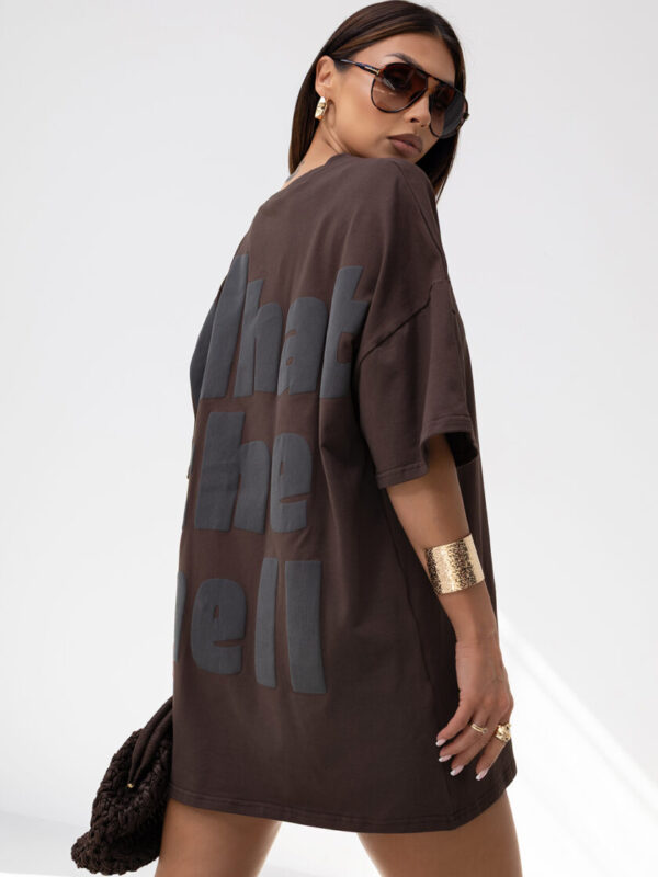 T-Shirt OVERSIZE  THE HELL CHOCOLATE