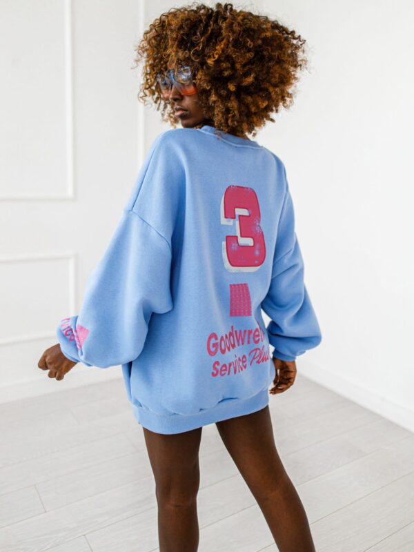 BLUZA OVERSIZE #MC3 BLUE