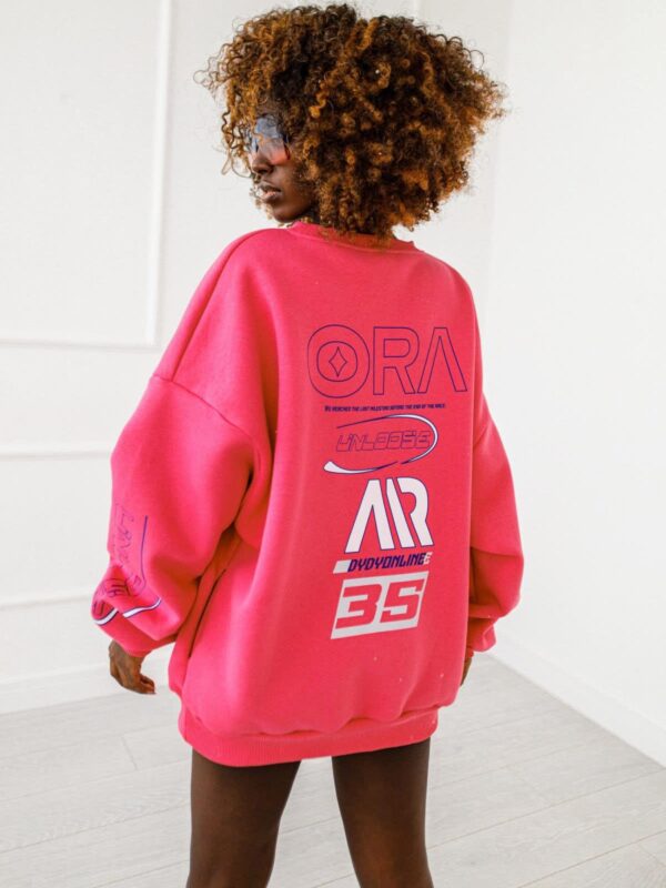 BLUZA OVERSIZE #MC35 PINK