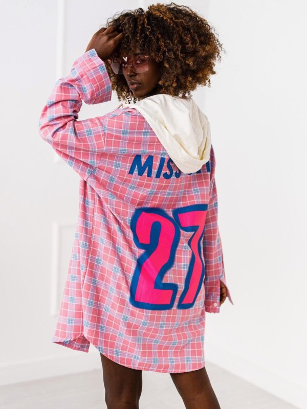 KOSZULA OVERSIZE #MC 27 PINK