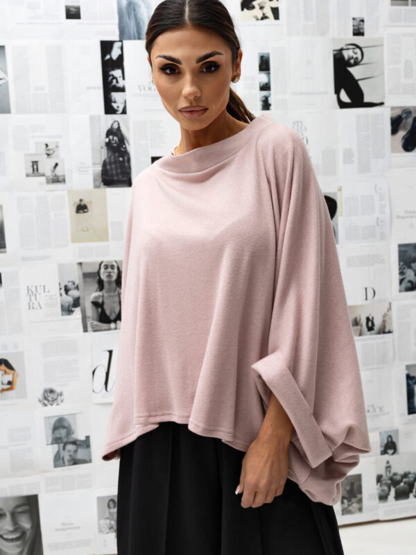 BLUZKA KIMONO SWETER PINK