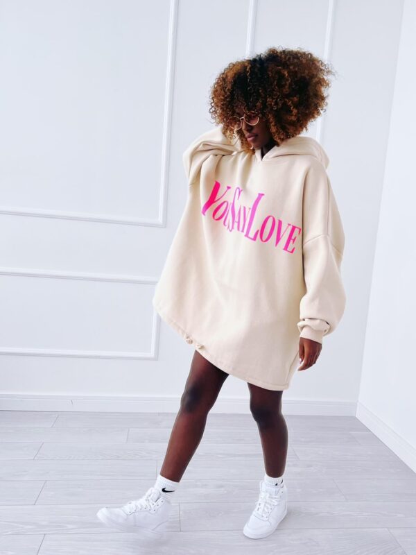 BLUZA OVERSIZE #SAY LOVE FINAL