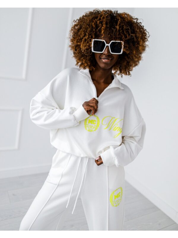 KOMPLET DRESOWY  # LUXE STRIPE  WHITE