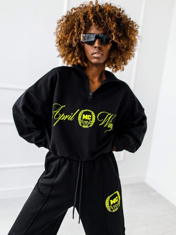 KOMPLET DRESOWY  # LUXE STRIPE  BLACK