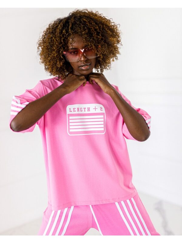 KOMPLET DRESOWY  #LENGTH PINK