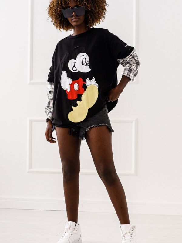 BLUZKA  OVERSIZE 	MICKEY & Style  #01