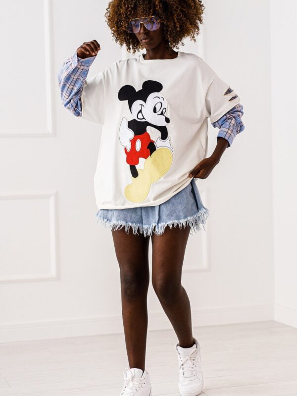 BLUZKA  OVERSIZE 	MICKEY & Style  #04