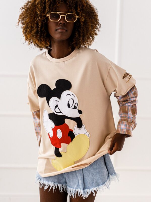 BLUZKA  OVERSIZE 	MICKEY & Style  #03