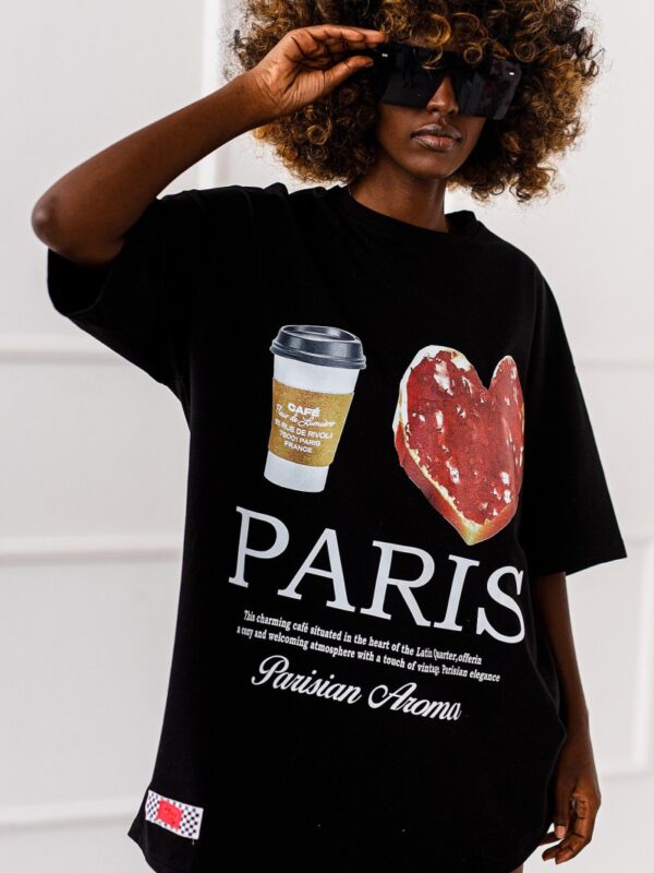 T-SHIRT  OVERSIZE LOVE PARIS #03