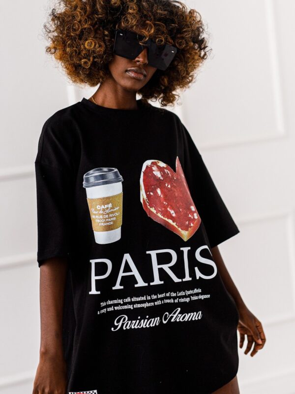 T-SHIRT  OVERSIZE LOVE PARIS #03