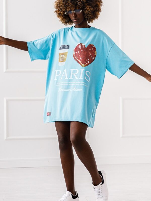 T-SHIRT  OVERSIZE LOVE PARIS #01