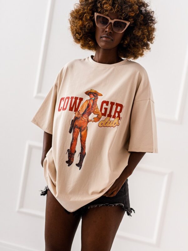 T-SHIRT  OVERSIZE COWBOY GIRL  #02