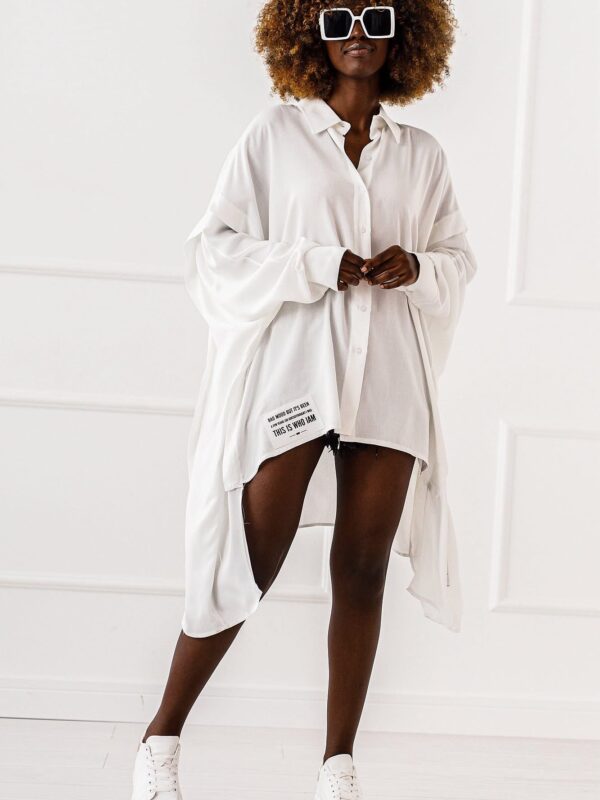 KOSZULA  OVERSIZE SUNNY FLOW  #WHITE