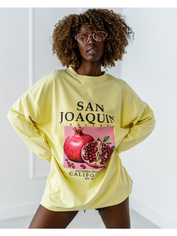 T-SHIRT  OVERSIZE   POMRGRANATE #01