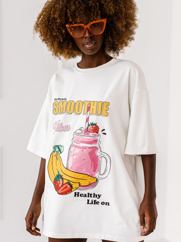 T-SHIRT  OVERSIZE SMOOTHIE  VIBES #01