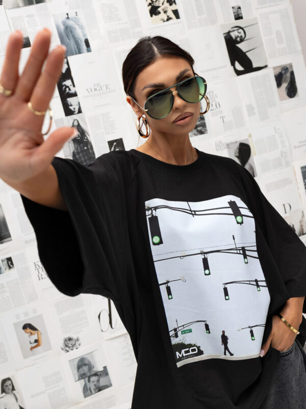 T-SHIRT  OVERSIZE    CROSSWALK   #MC1