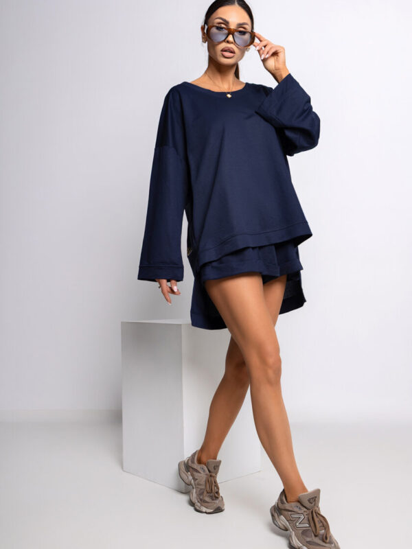 BLUZKA OVERSIZE NAVY  #MCO1