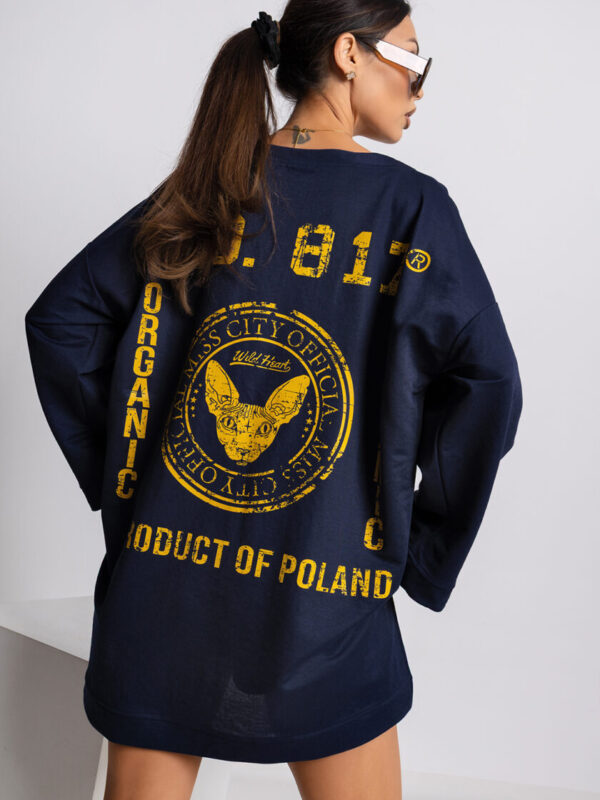BLUZKA OVERSIZE NAVY  #MCO1