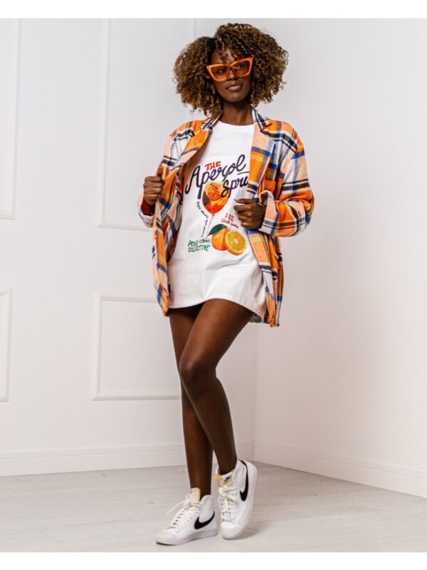 MARYNARKA OVERSIZE W KRATĘ #MC04