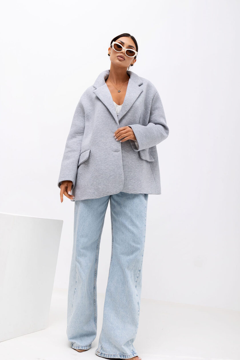 MARYNARKA OVERSIZE EDITORIAL #MCO05 - obrazek 2
