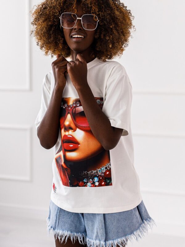 T-SHIRT OVERSIZE STRAWBERRY #MC1