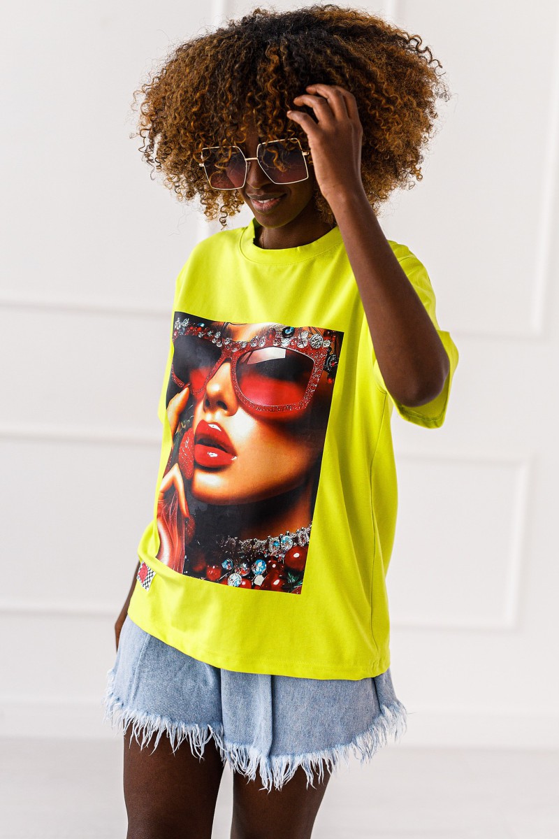 T-SHIRT OVERSIZE STRAWBERRY #MC2