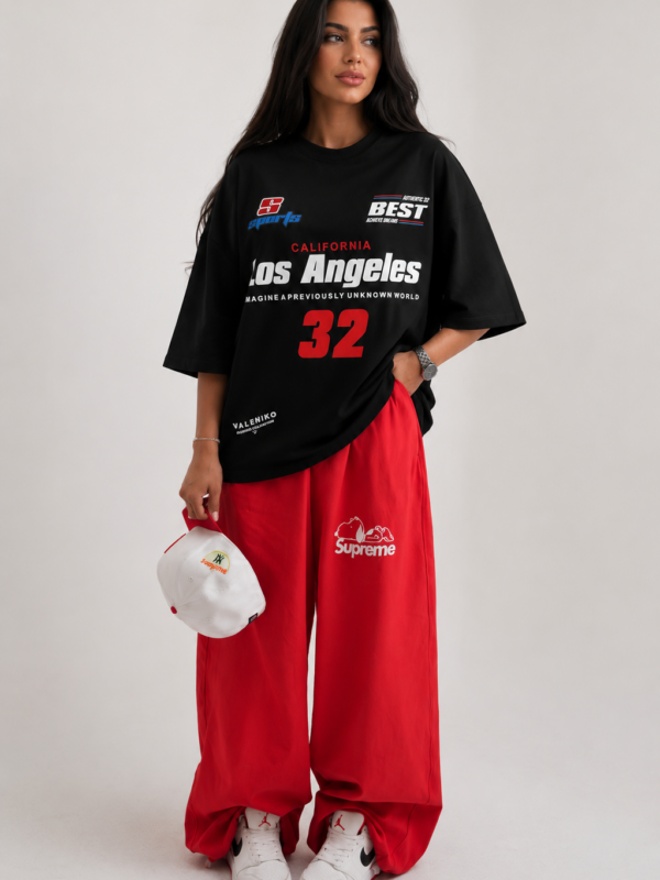 T-SHIRT OVERSIZE #VALENIKO LOS ANGELES