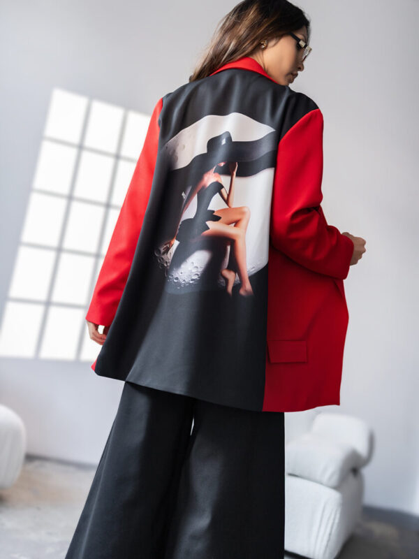 MARYNARKA OVERSIZE LADY # RED