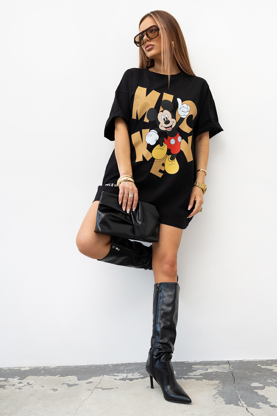 T-SHIRT OVERSIZE MICKEY #VALENIKO - obrazek 4