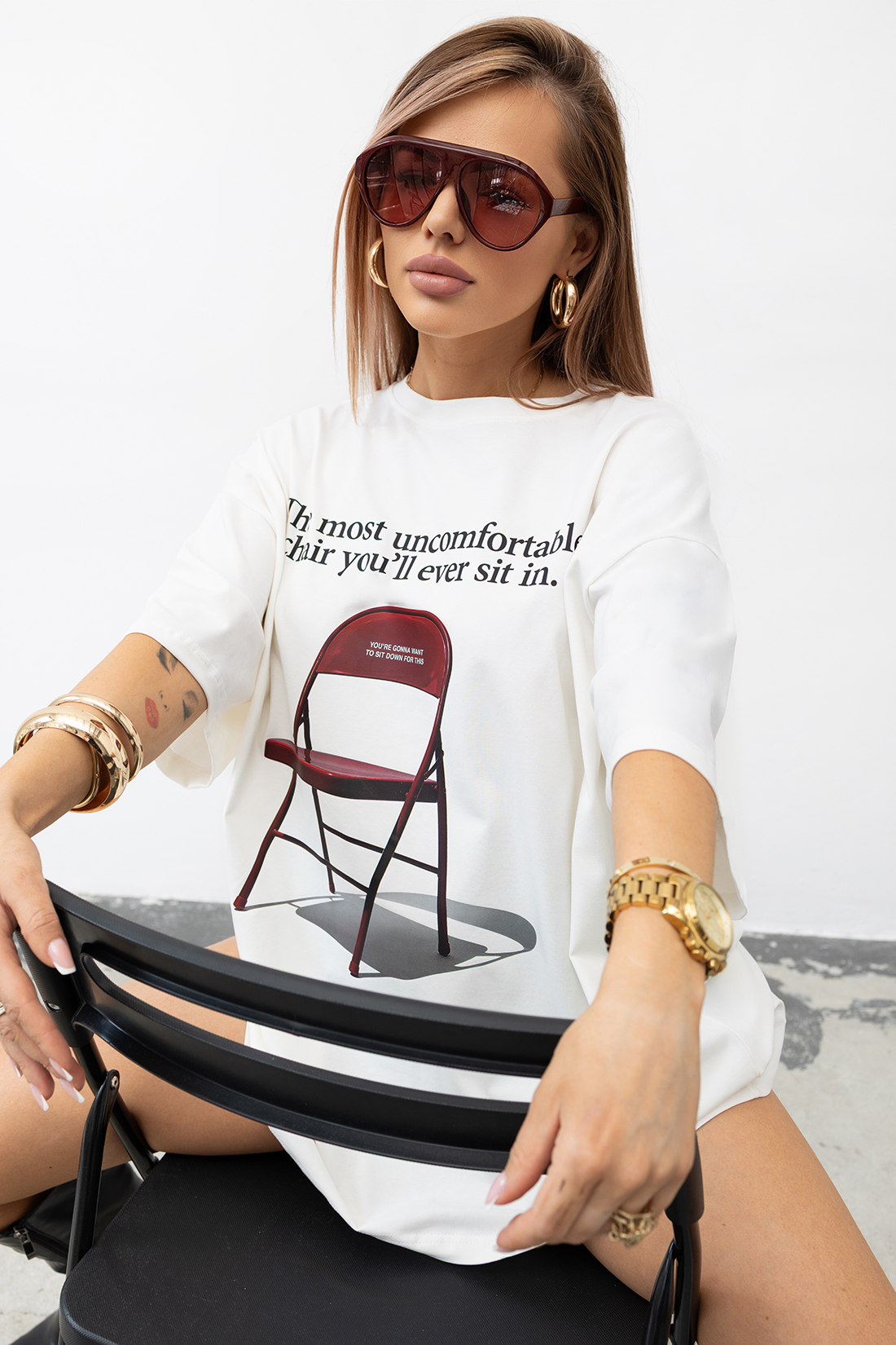 T-SHIRT OVERSIZE THE MOST #VALENIKO - obrazek 2