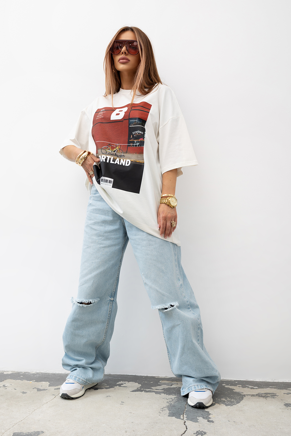 T-SHIRT OVERSIZE #VALENIKO PORTLAND - obrazek 2