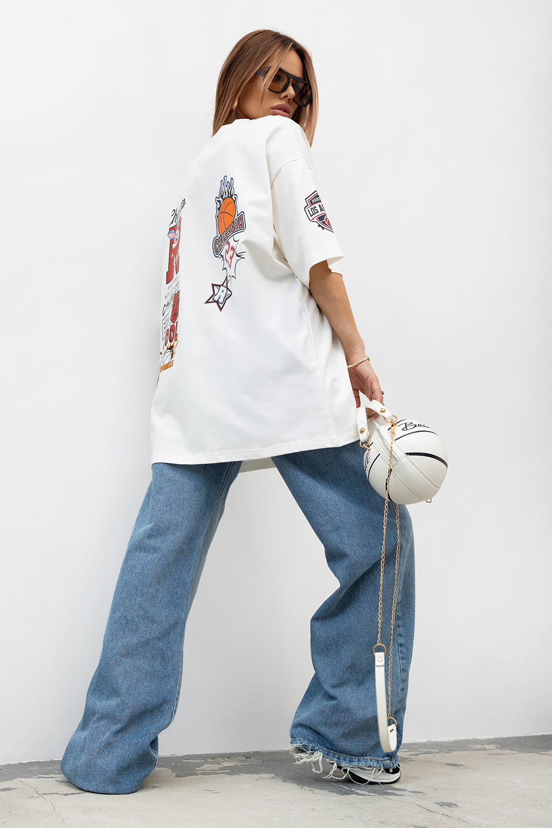 T-SHIRT OVERSIZE #VALENIKO CALIFORNIA 23 - obrazek 3