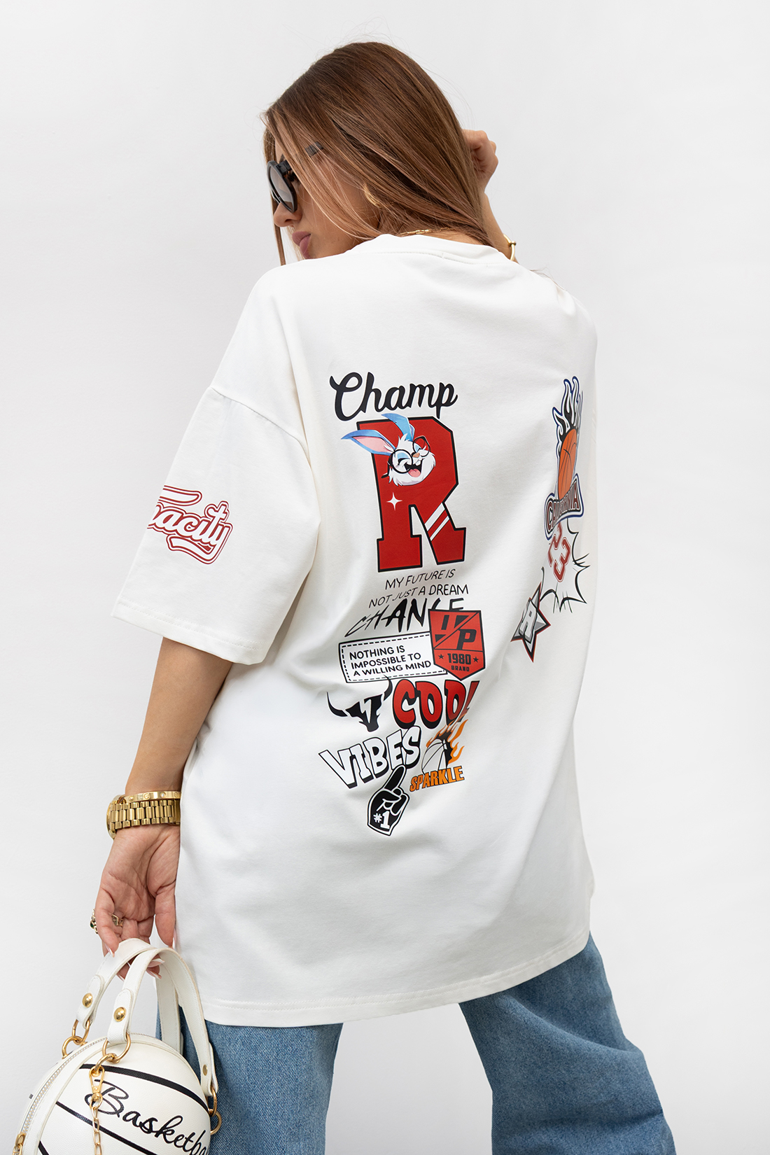 T-SHIRT OVERSIZE #VALENIKO CALIFORNIA 23 - obrazek 4