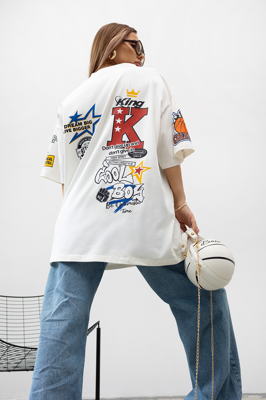 T-SHIRT OVERSIZE KING #VALENIKO - obrazek 4